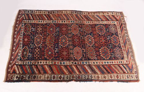 A Kurdish rug, West Persia, early 20th century