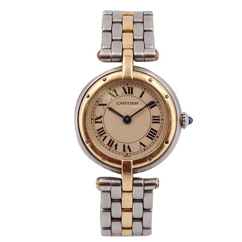 Cartier Panthere 1057920 18K Gold Stainless Steel White Dial 24mm
