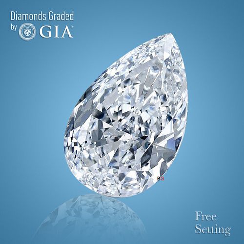 NO-RESERVE LOT: 1.51 ct, D/VS1, Pear cut GIA Graded Diamond. Appraised Value: $46,300 