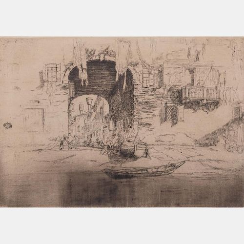 James Abbott McNeill Whistler (American, 1834-1903) San Biagio, 1879-1880, Etching, 8th state,