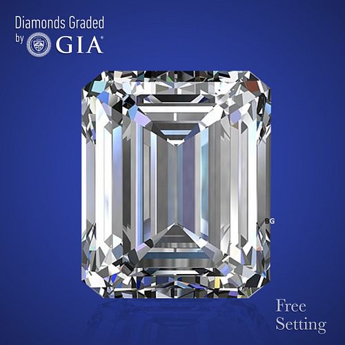 1.51 ct, E/VVS2, Emerald cut GIA Graded Diamond. Appraised Value: $46,300 