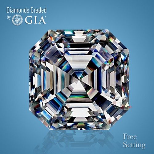 NO-RESERVE LOT: 1.50 ct, F/VS2, Square Emerald cut GIA Graded Diamond. Appraised Value: $37,800 