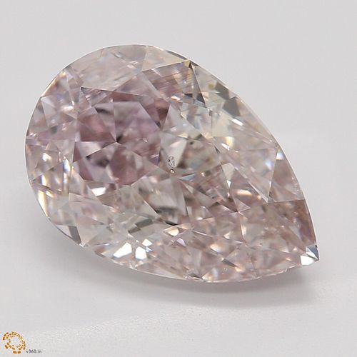 2.51 ct, Natural Fancy Brownish Pink Even Color, SI1, Pear cut Diamond (GIA Graded), Appraised Value: $519,500 