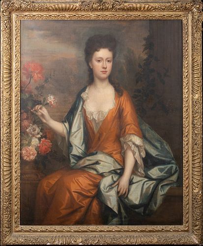 PORTRAIT OF JANE HYDE COUNTESS OF CLARENDON OIL PAINTING