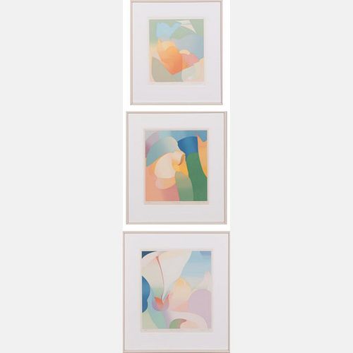 Eugenie Torgerson (20th Century) A Group of Three Works, Silkscreen,