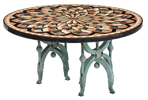 Fine Italian Pietra Dura Center Table