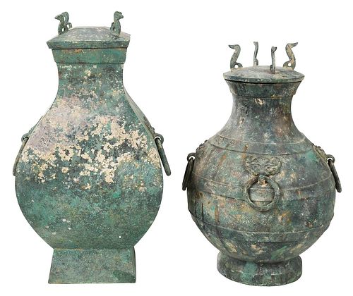 Two Chinese Bronze Objects