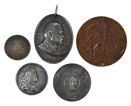 Group of Five American Related Medals 