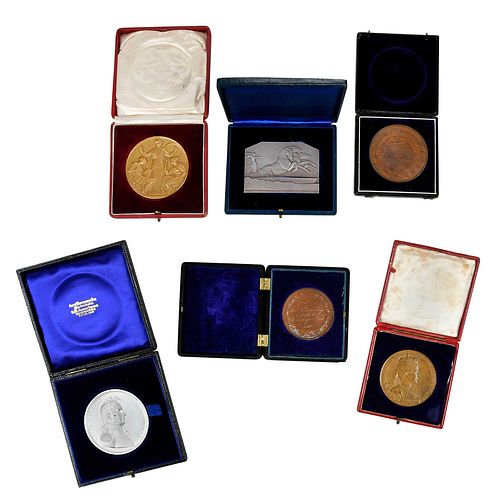 Six Boxed Medals