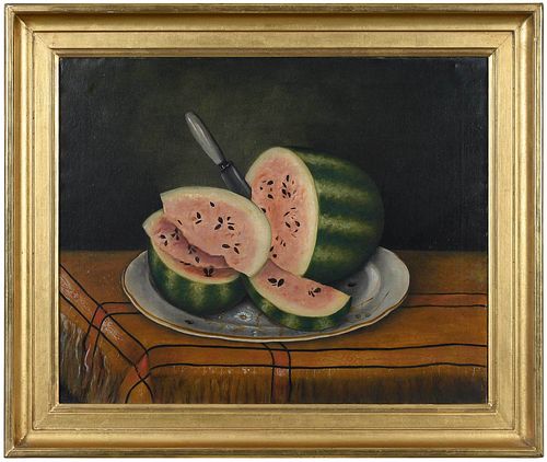 Folk Art Painting of Watermelon