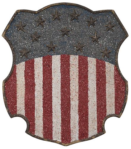 Red, White, and Blue Crest Plaque