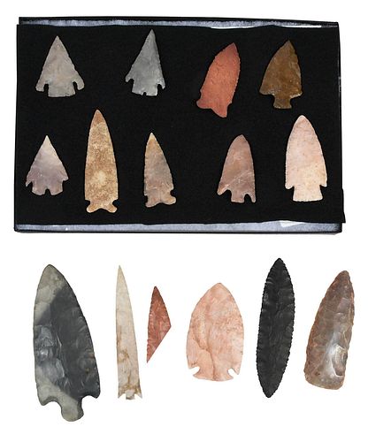 Approximately 50 Arrowheads and Stone Tools