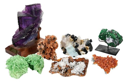 Group of Seven Mineral Specimens