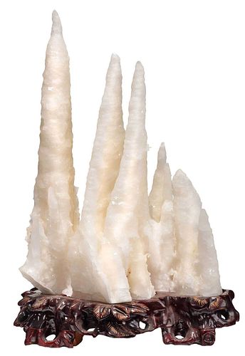 Selenite with Stand