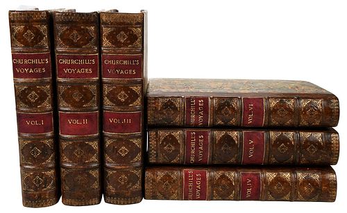 Churchill's Voyages, Six Volumes