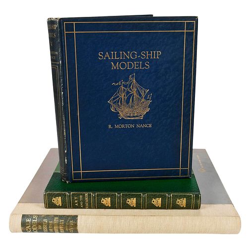 Three Titles on Sailing Ship Models and Art