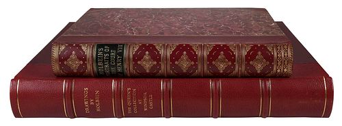 Two Leatherbound Holbein Books