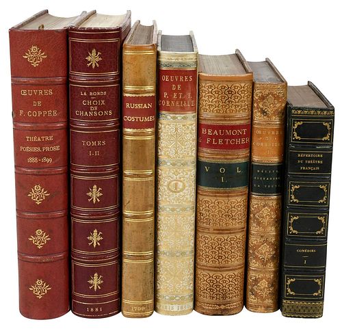 39 Leatherbound Books on Theater