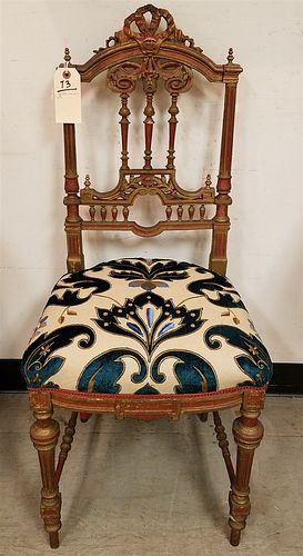 19TH C SIDE CHAIR CORDTS MANSION