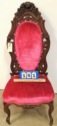 VICT ROSEWOOD BELTER/MEEKS CHAIR 43" CORDTS MANSION