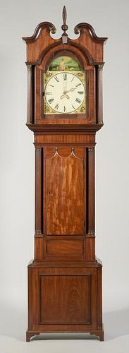 Georgian Mahogany Tall Case Clock