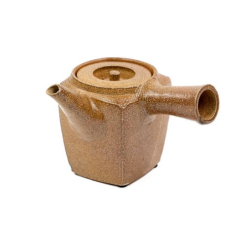 Michael Simon Salt Glazed Kyusu Stoneware Teapot