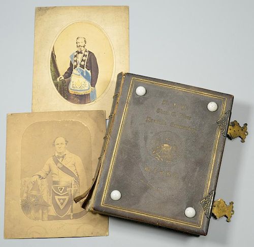 C.C. Giers Masonic Photo Album, inc. Andrew Johnson