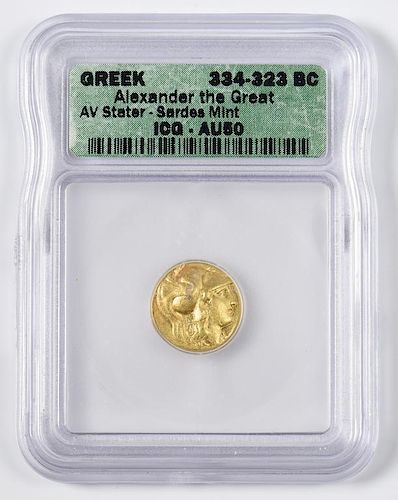 Alexander the Great AV Stater, Sardes Mint