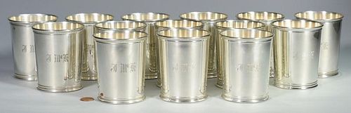 14 Reed & Barton Sterling Julep Cups