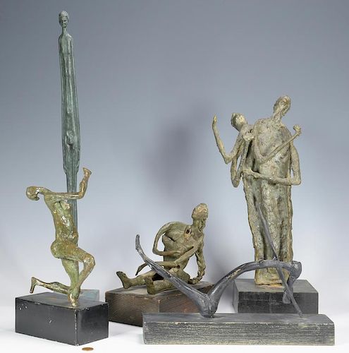 5 Sculptures, Manner of Giacometti