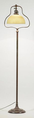 Handel Bronze Floor Lamp & Mosserine Shade