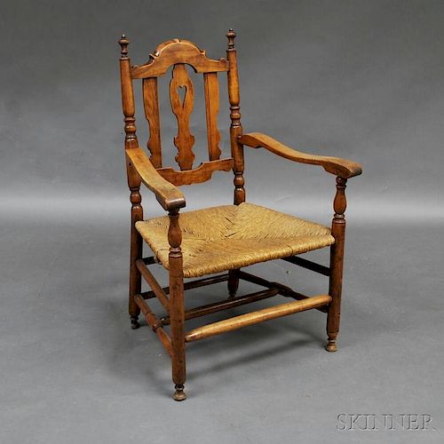 Country Turned Maple Armchair