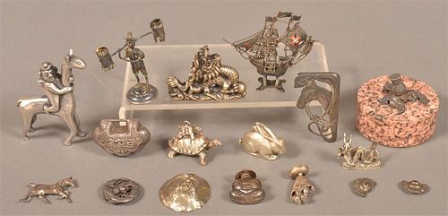 Group of Sterling and Silver-plated Items.