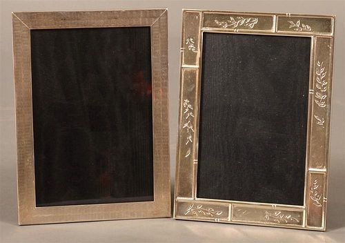 2 Tiffany & Co. Sterling Stand-up Picture Frames.