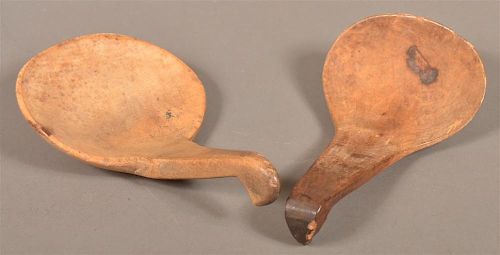 Two Pennsylvania Maple Butter Paddles.