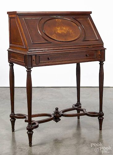 French mahogany lady's writing desk, early 20th c., 42 1/2'' h., 28 3/4'' w.