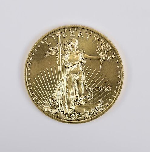 1 oz 22K American Gold Eagle Coin, 2008