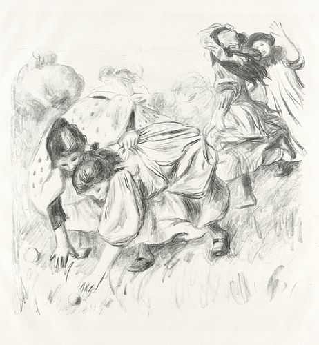 Pierre-Auguste Renoir "Enfants Jouant A'la Balle"