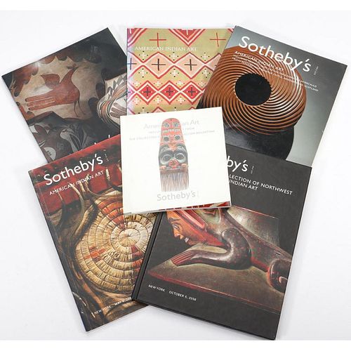 Twenty-two Sothebys American Indian Art auction catalogues (2000-2015).