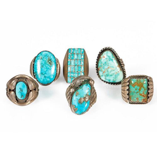 Navajo Turquoise Rings