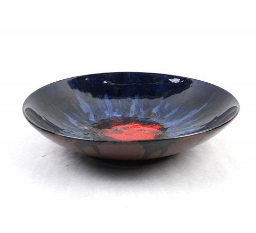 Contemporary Glazed Ceramic Bowl
