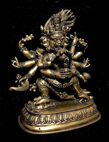 Early Tibetan Gilt Bronze Figure