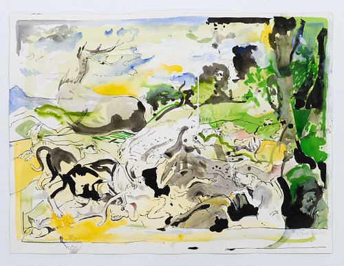 Cecily Brown, "The Hunt", 2022