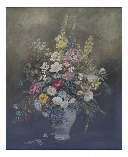 Jan Van Shep, Still Life with Flowers