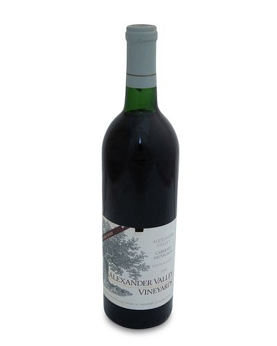 Alexander Valley Vineyards Cabernet Sauvignon, 1986 (7)
