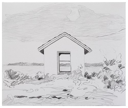 Maureen Gallace, "Beach Shack, Door", 2020