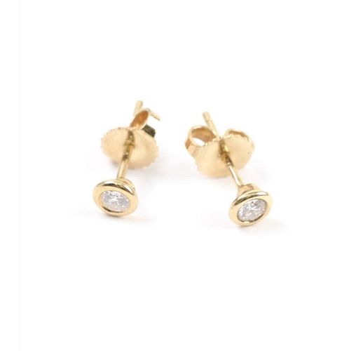 Pair of Tiffany & Co. Diamond Earrings