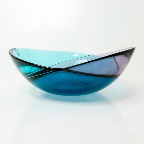 Orrefors Sweden Decorative Glass Bowl, Mingle Duo