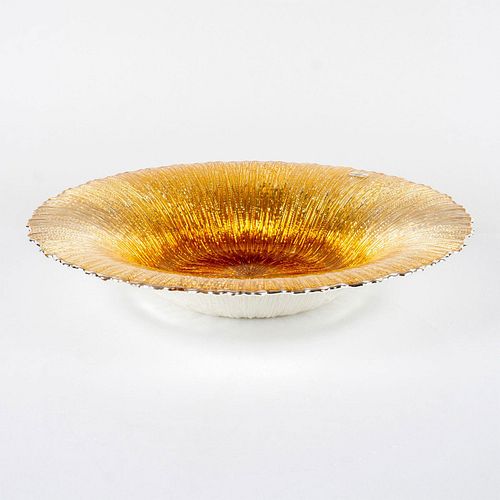 Thilia Glass and Silver Decorative Bowl