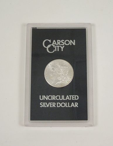 1884-CC Uncirculated Morgan Silver Dollar.
